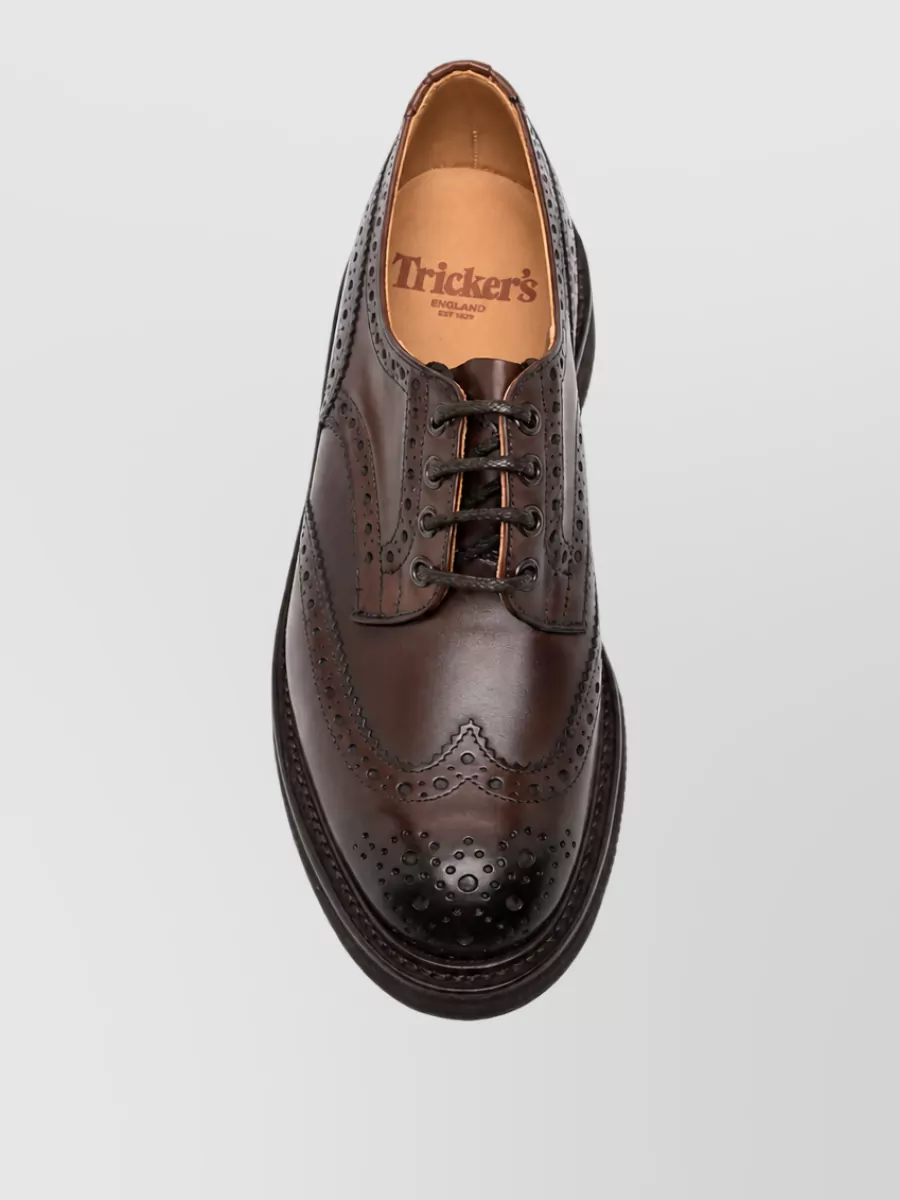 Tricker's Leather Lace-Up Brogues