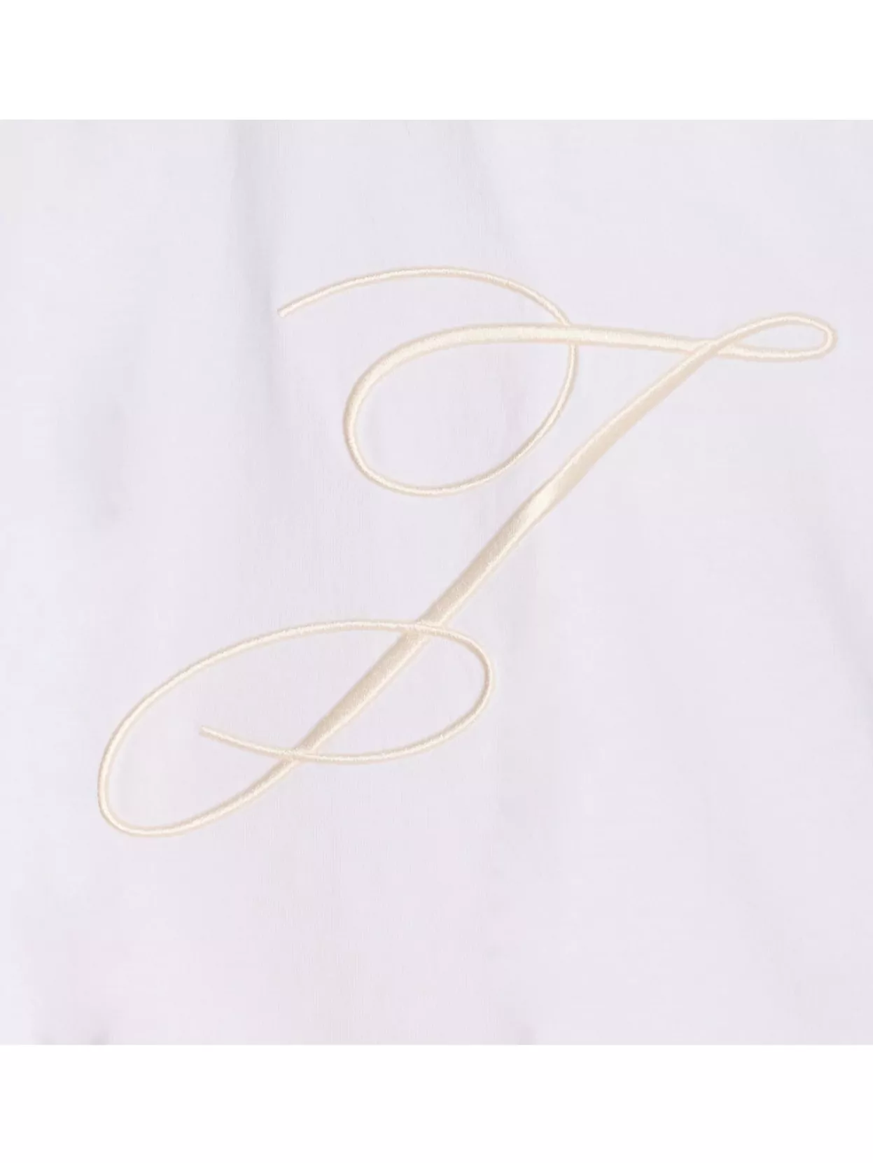 Jacquemus Crewneck Short Sleeve T-Shirt Embroidered Detail