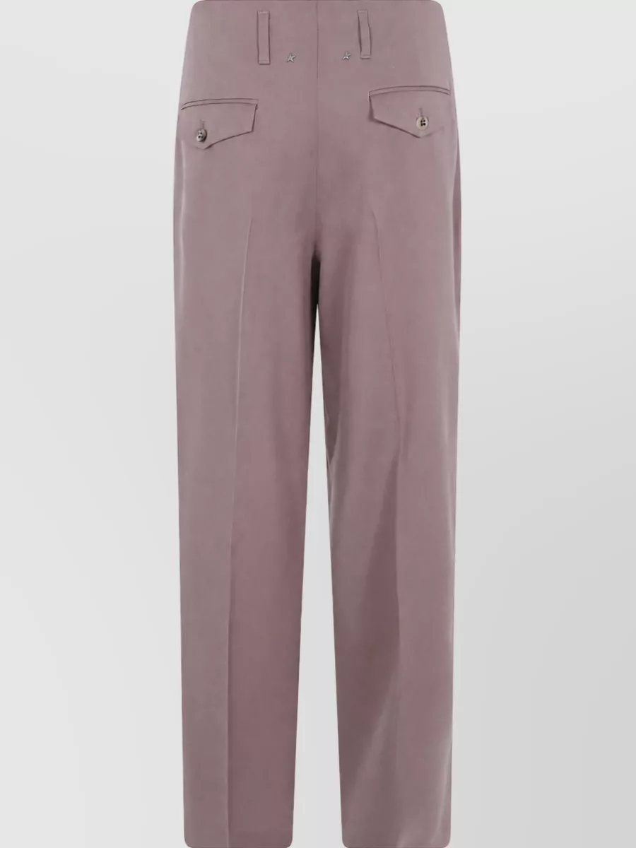 Golden Goose Virgin Wool Wide-Leg Suit Trousers