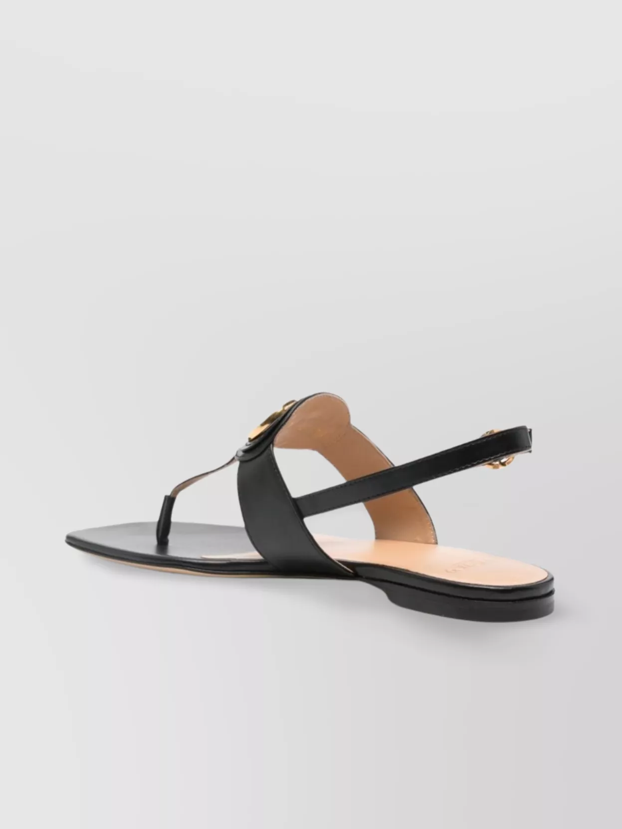Valentino Vlogo Signature Leather Thong Sandals