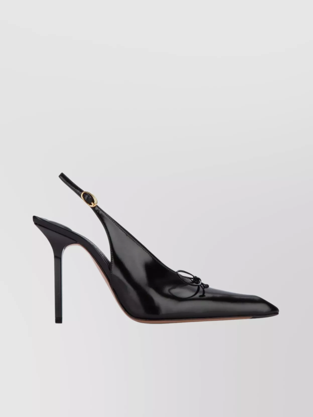 Shop Jacquemus Pointed Toe Stiletto Heel Pumps With Bow
