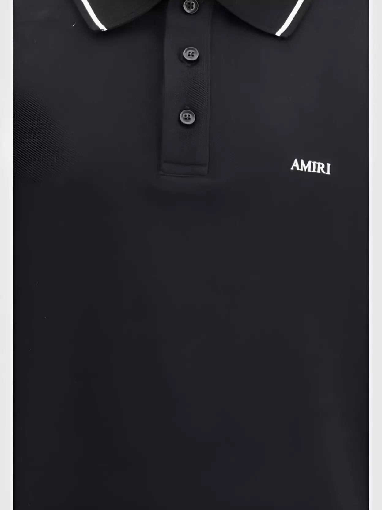 Amiri Branded Cotton Polo Shirt