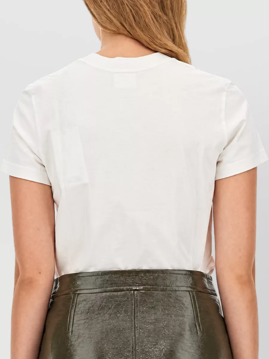 Courrèges Cotton High-Rise Mini Skirt
