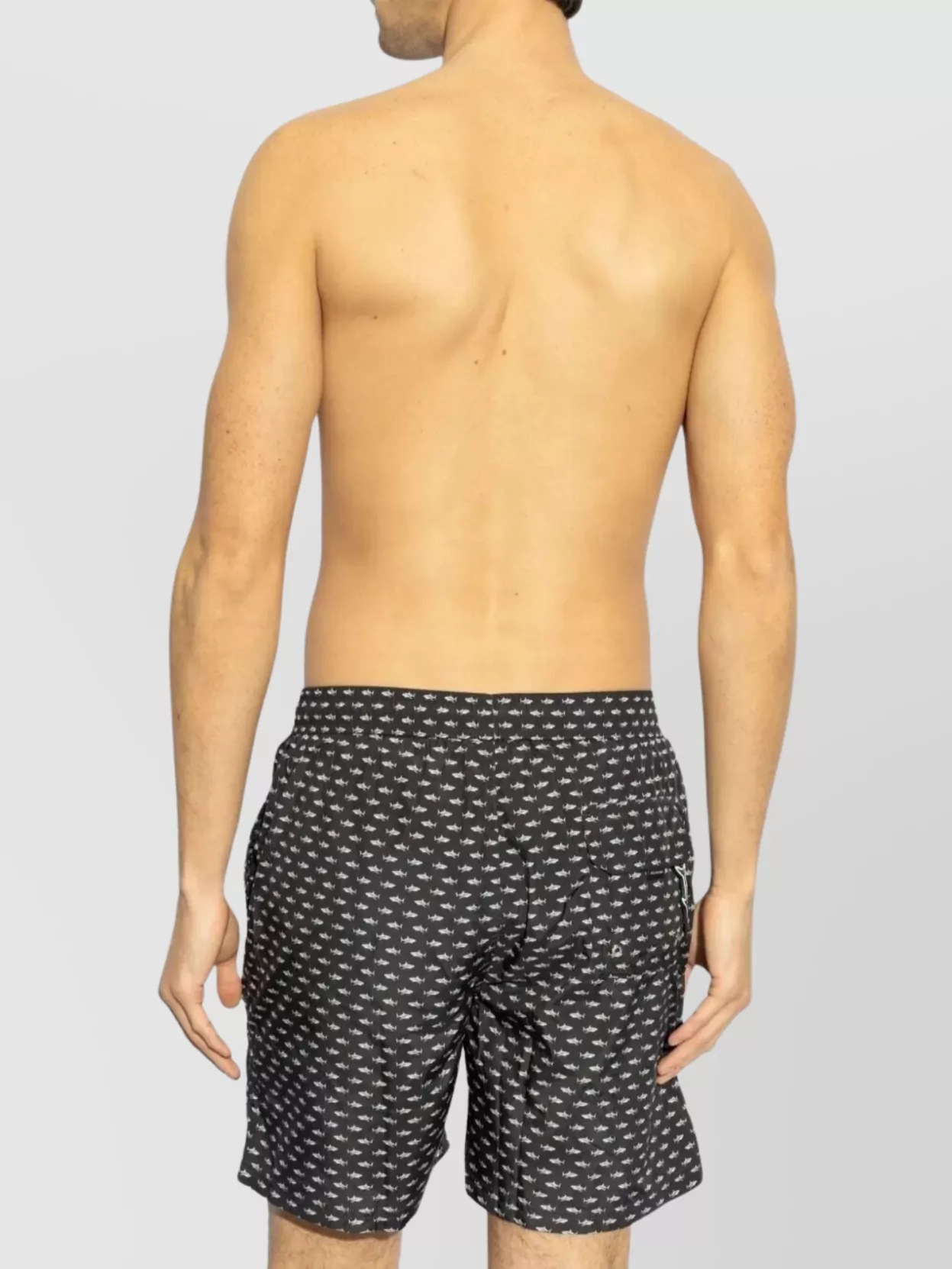 Paul & Shark Shark-print Swim Shorts