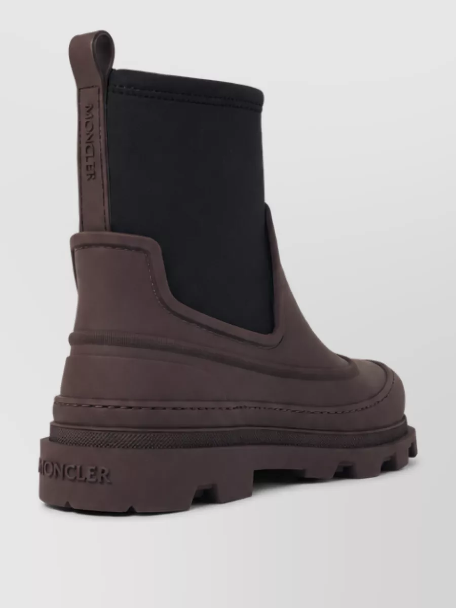 Moncler Leather Ankle Boots