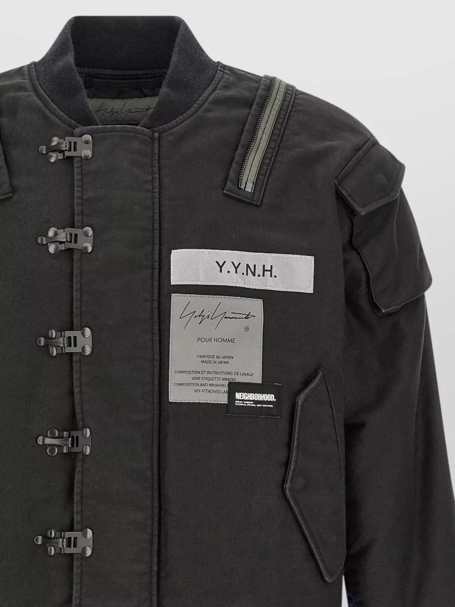 Yohji Yamamoto Cotton Printed Bomber Jacket