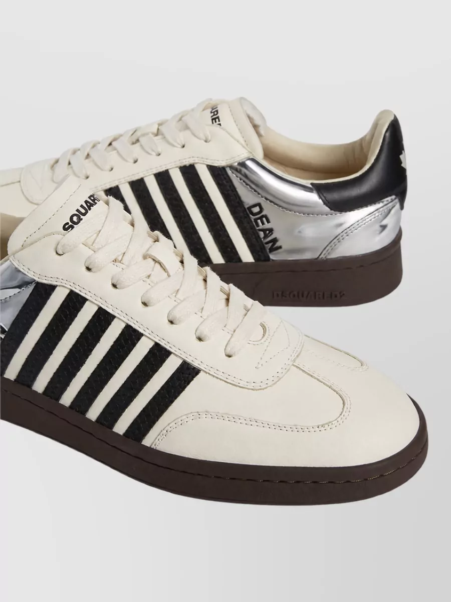 Dsquared2 Leather Boxer Sneakers