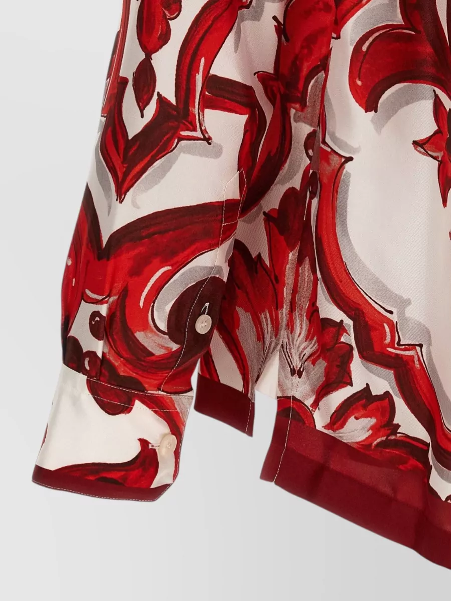 Dolce&Gabbana Silk Printed Shirt