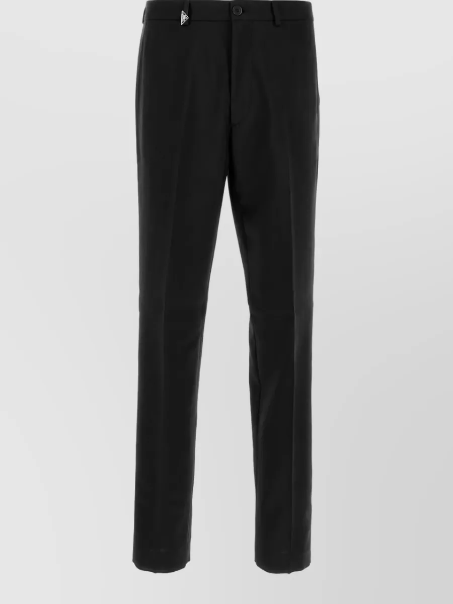 Prada Tailored straight leg pants belt loops