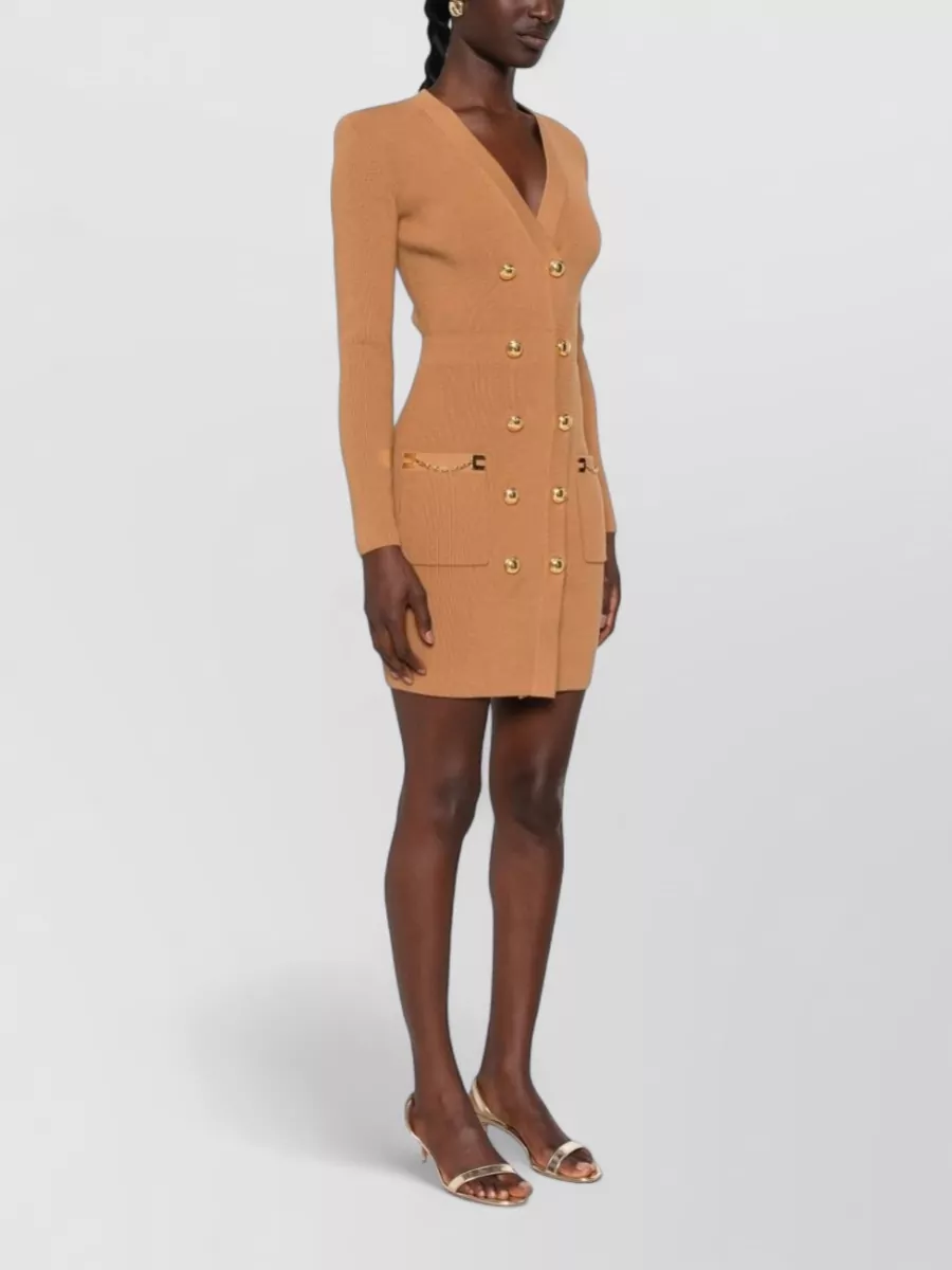 Elisabetta Franchi Knee-Length Knitted Dress
