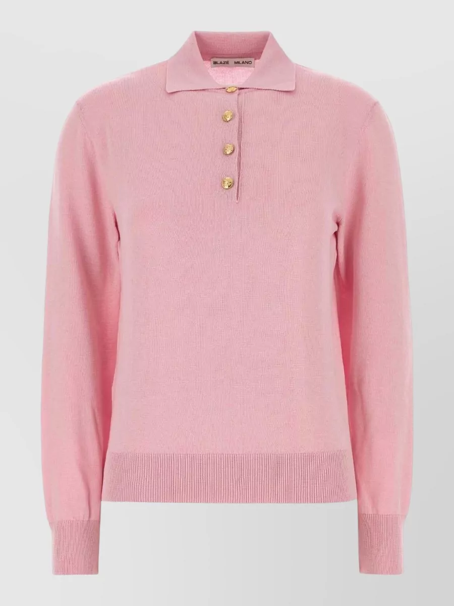 Blazé Milano silk polo jumper