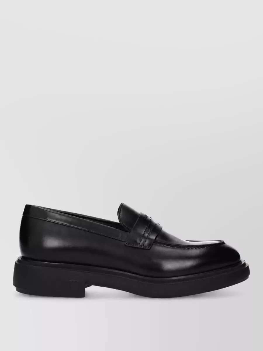 Ferragamo Leather Monk Shoes