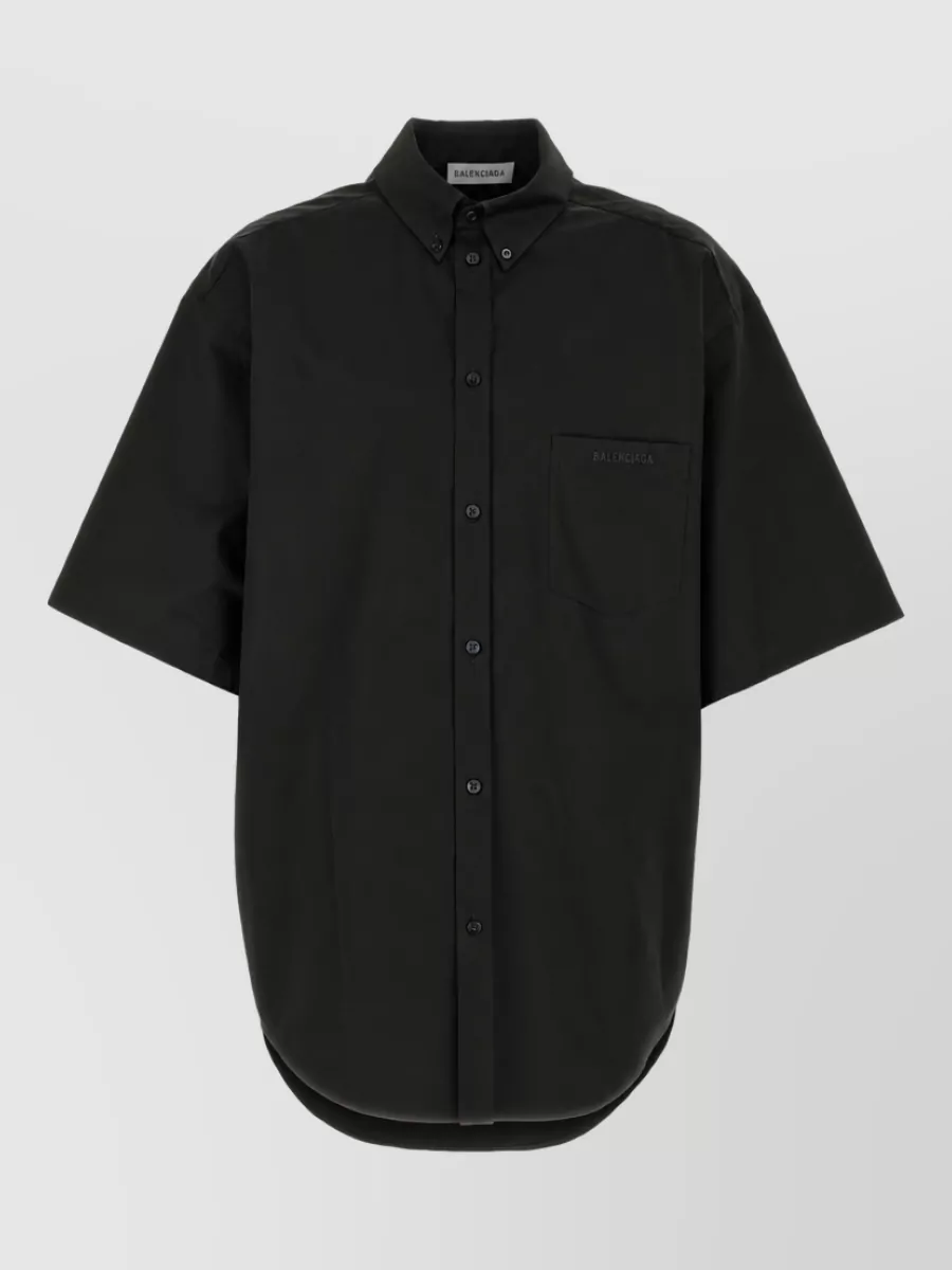 Balenciaga oversized twill shirt