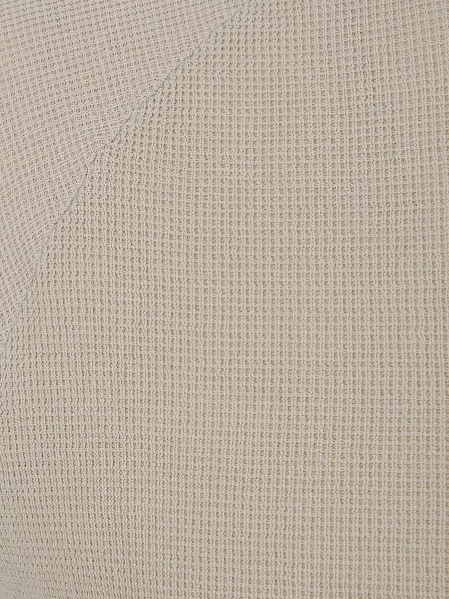 Aspesi Crew Neck Textured Short Sleeve T Shirt