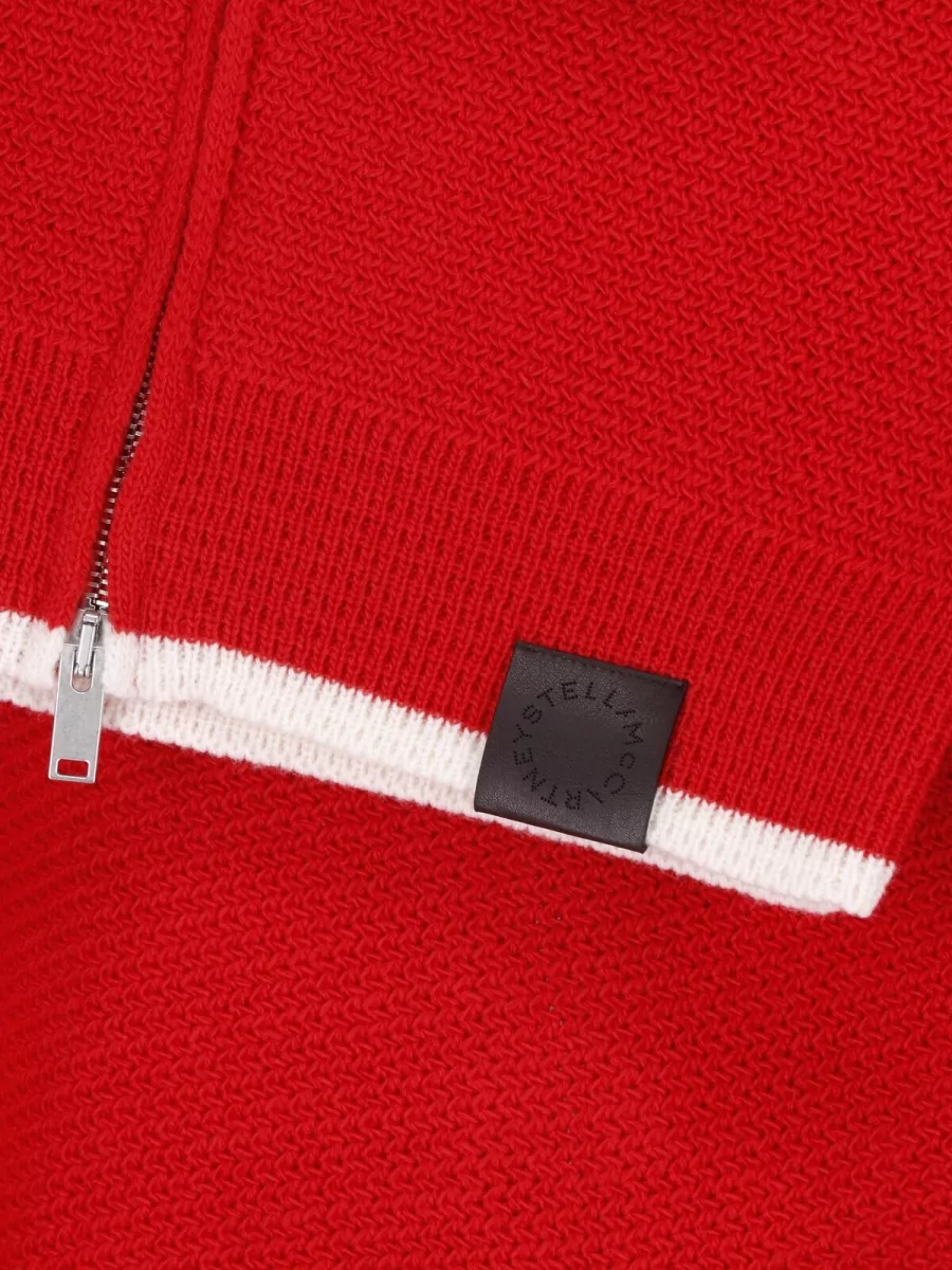 Stella Mccartney Virgin Wool Crewneck Fitted Jacket