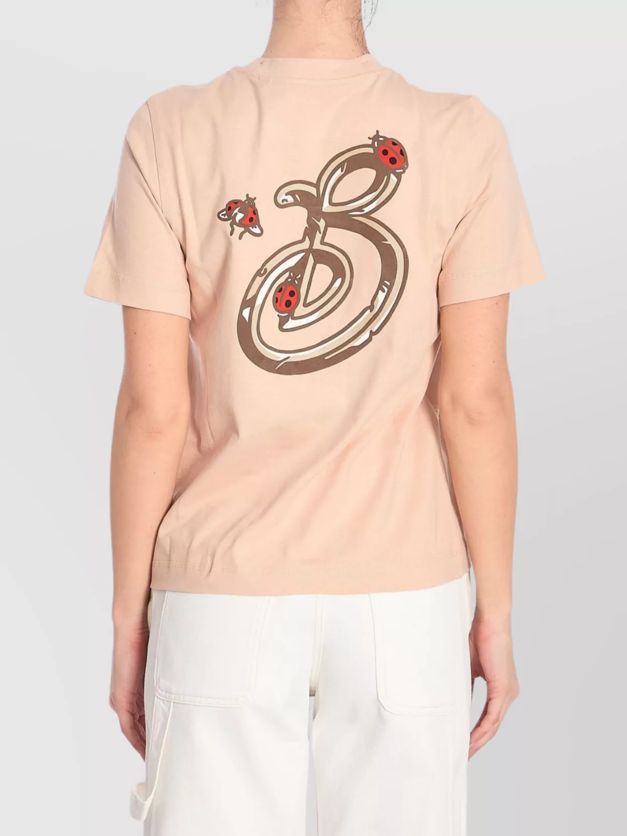Burberry Ladybug Logo T-shirt In Pink