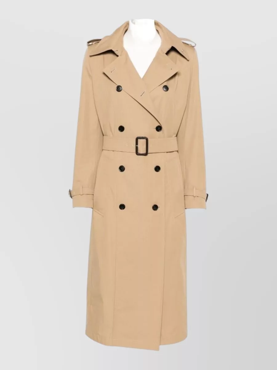 Gucci cotton double-breasted belted trench coat