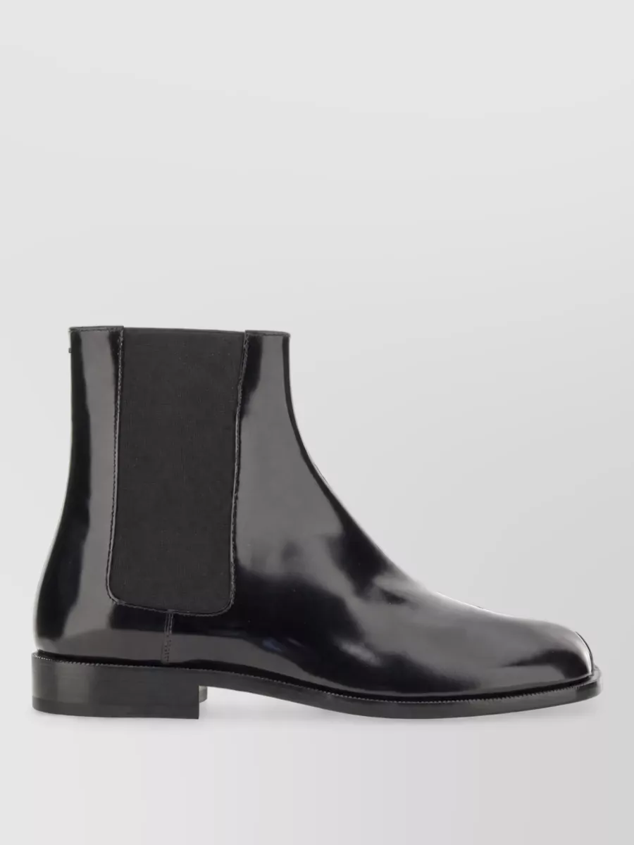 Maison Margiela leather tabi chelsea boots