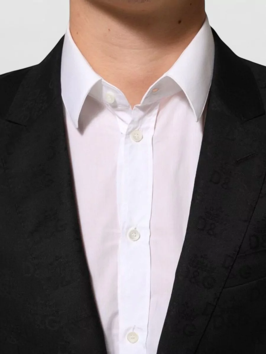 Dolce&Gabbana Virgin Wool Single-Breasted Suit Jacket
