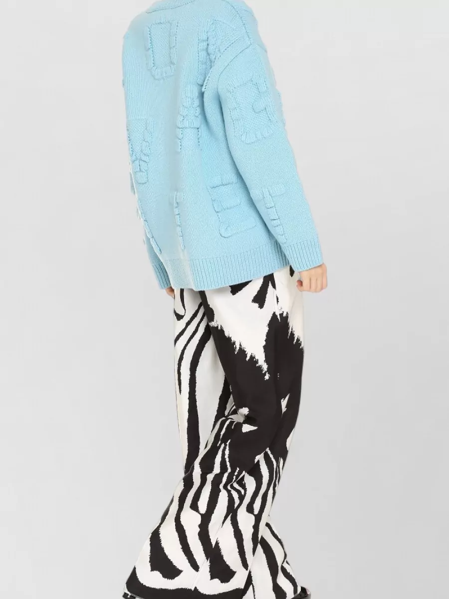 Bottega Veneta Ribbed Relaxed-Fit Wool Sweatshirt