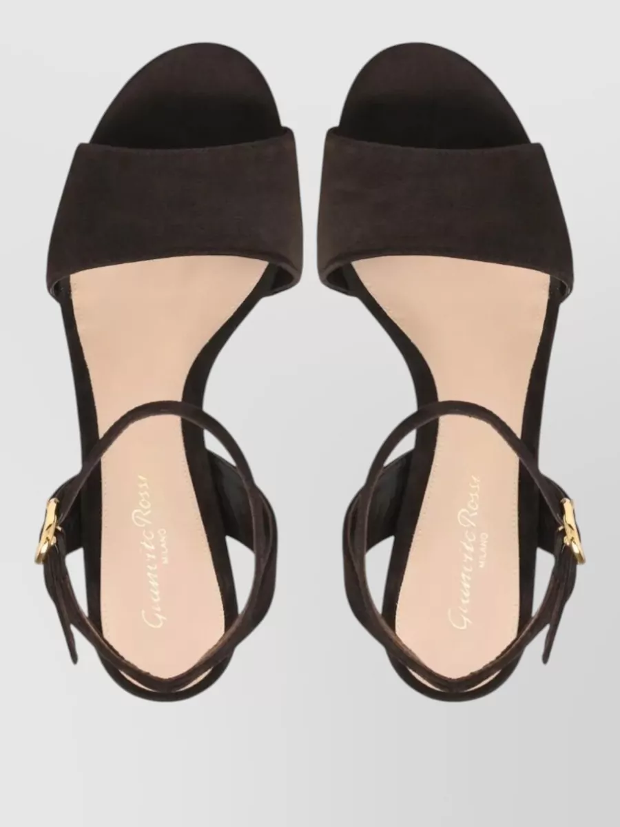 Gianvito Rossi Leather Clog Sandals