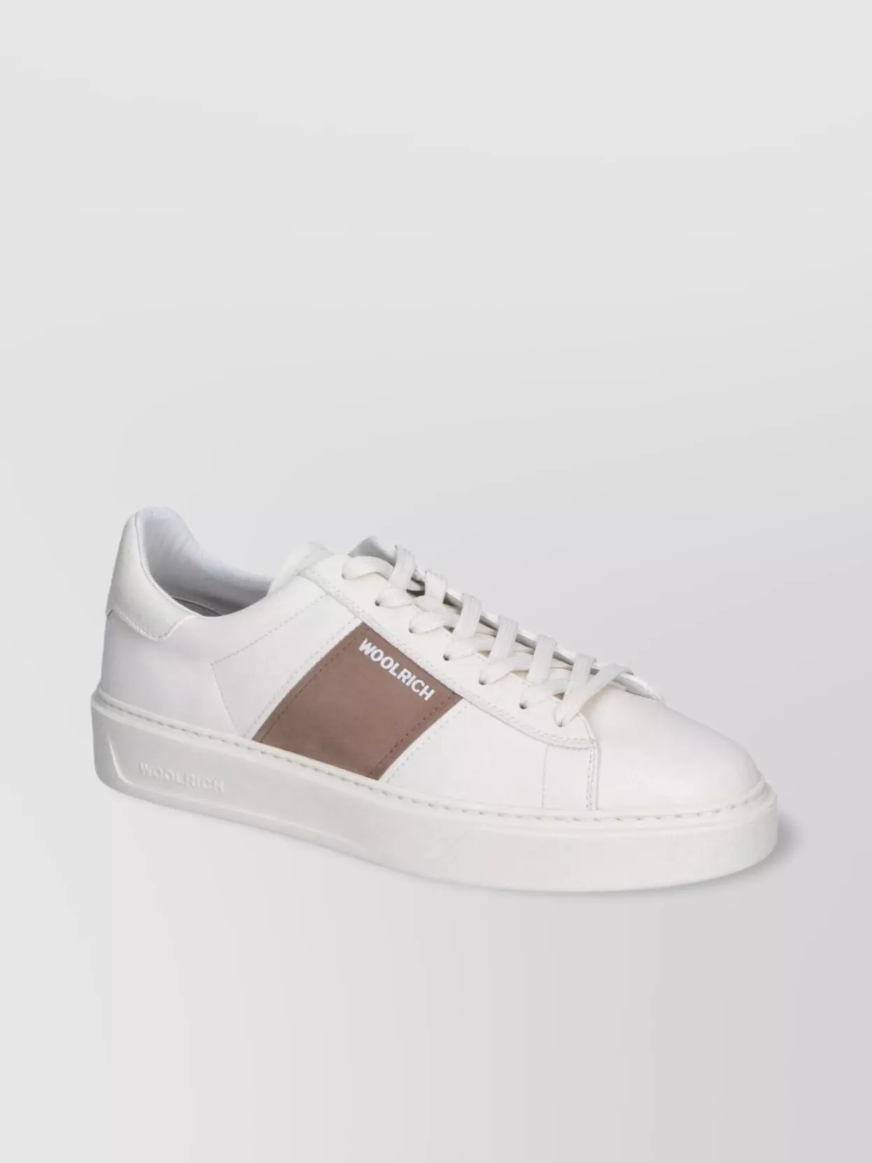 Woolrich Contrast Panel Flat Sole Sneaker