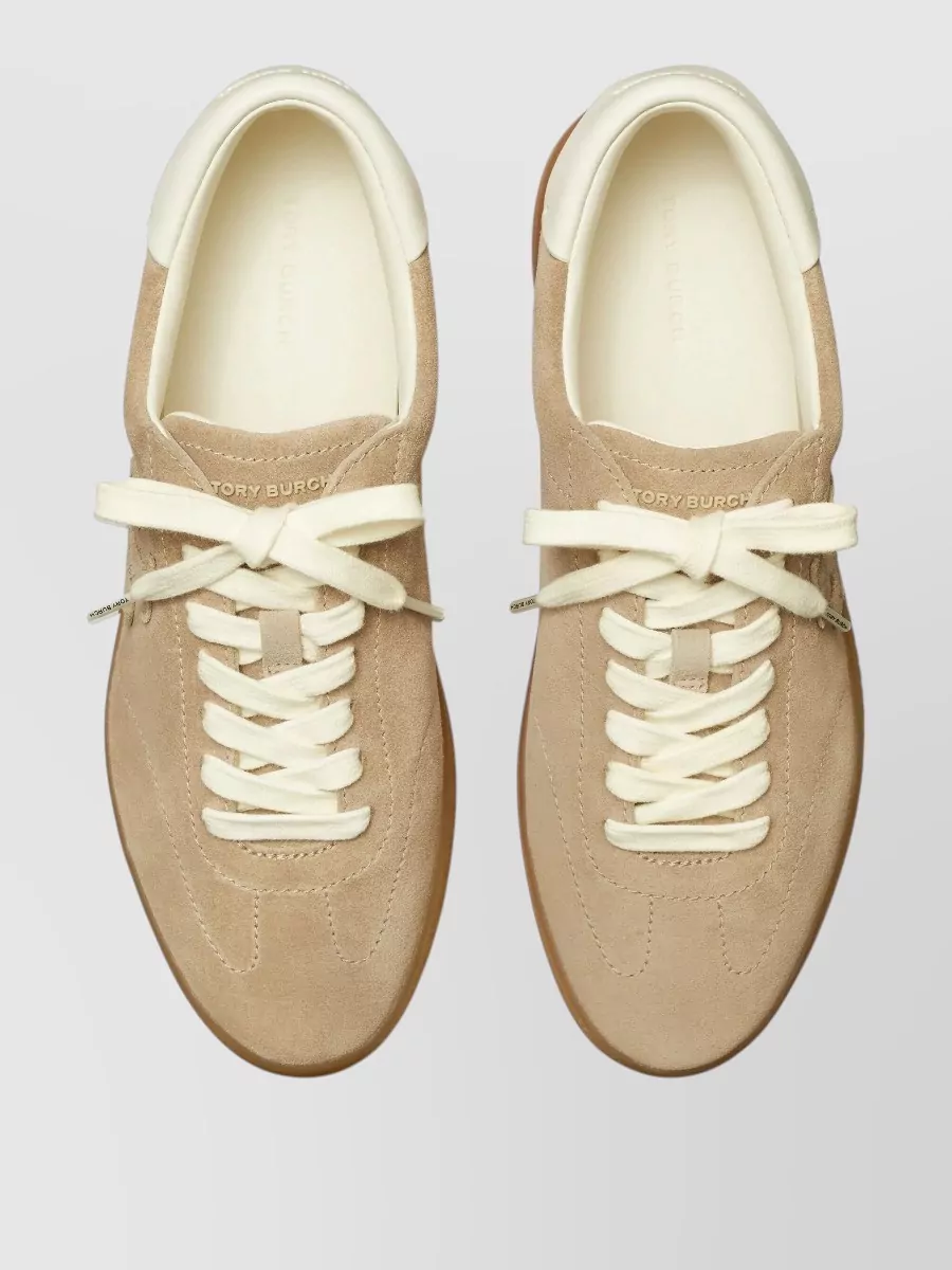 Tory Burch Phoenix Sneaker Contrast Heel Tab Rubber