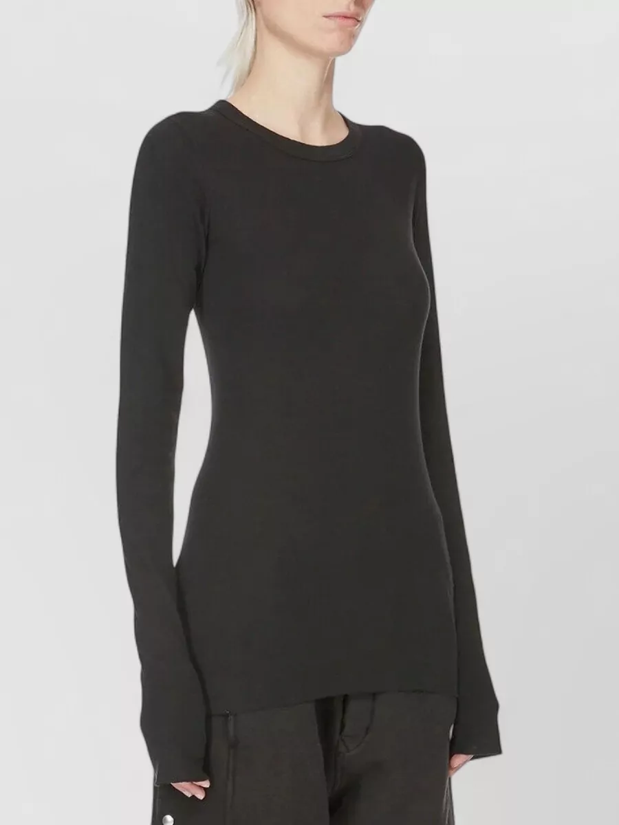 Rick Owens Drkshdw Cotton Slim-Fit Long-Sleeve T-Shirt