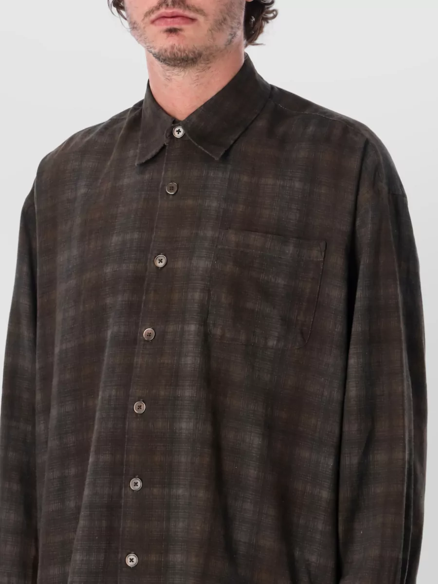 Our Legacy Checked Cotton Shirt