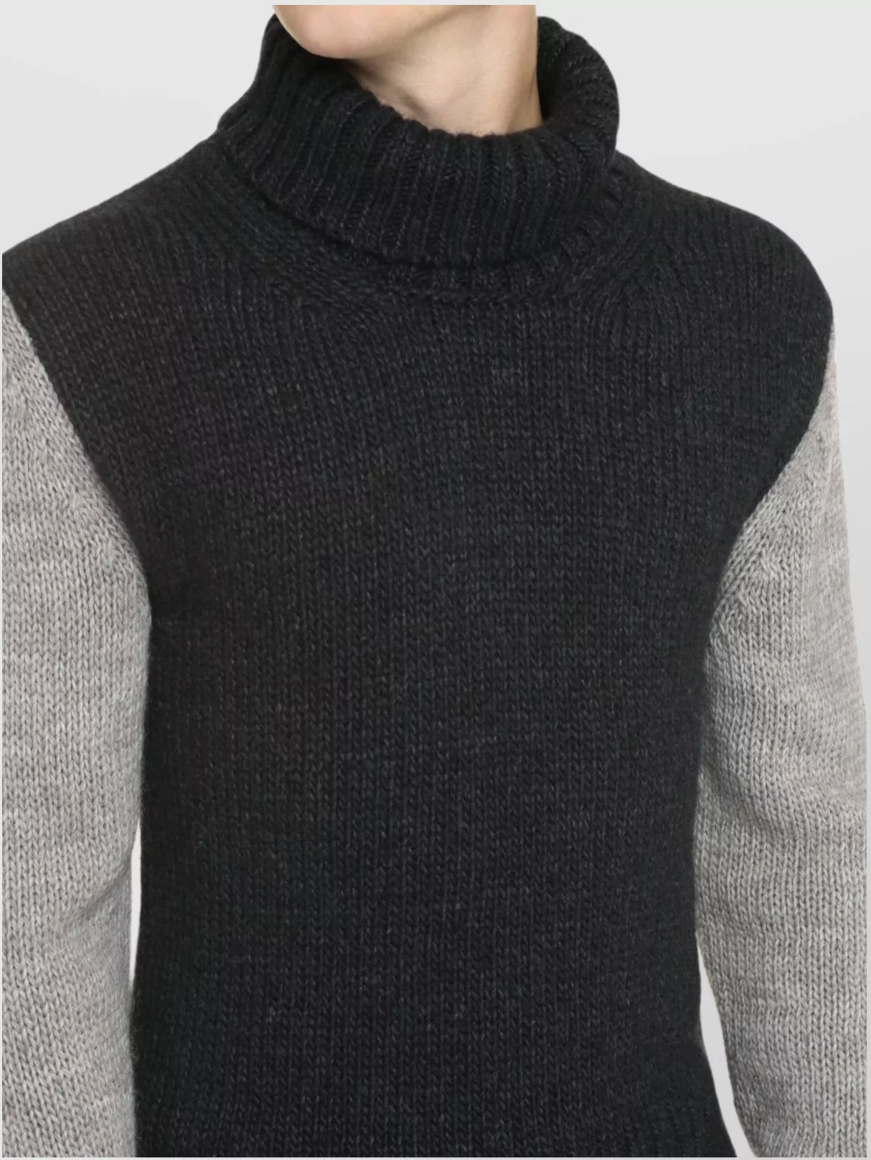 Dolce&Gabbana Ribbed Knit Turtleneck Sweater With Long Sleeves