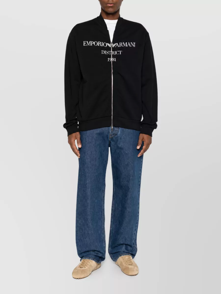 Emporio Armani Cotton Bomber Jacket