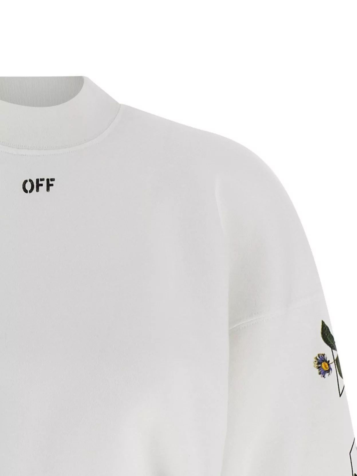 Off-White Floral Arrow Long Sleeve Sweatshirt