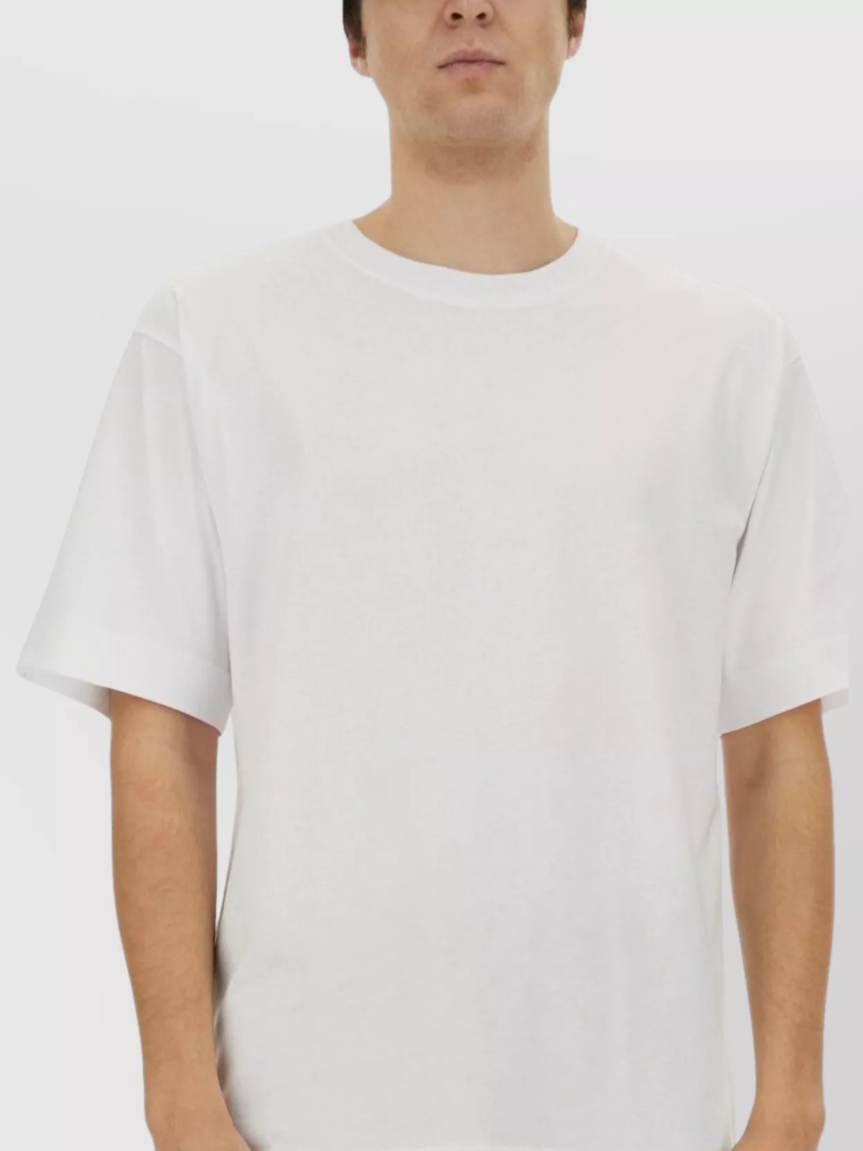 Dries Van Noten Crew Neck Short Sleeve Cotton T-Shirt
