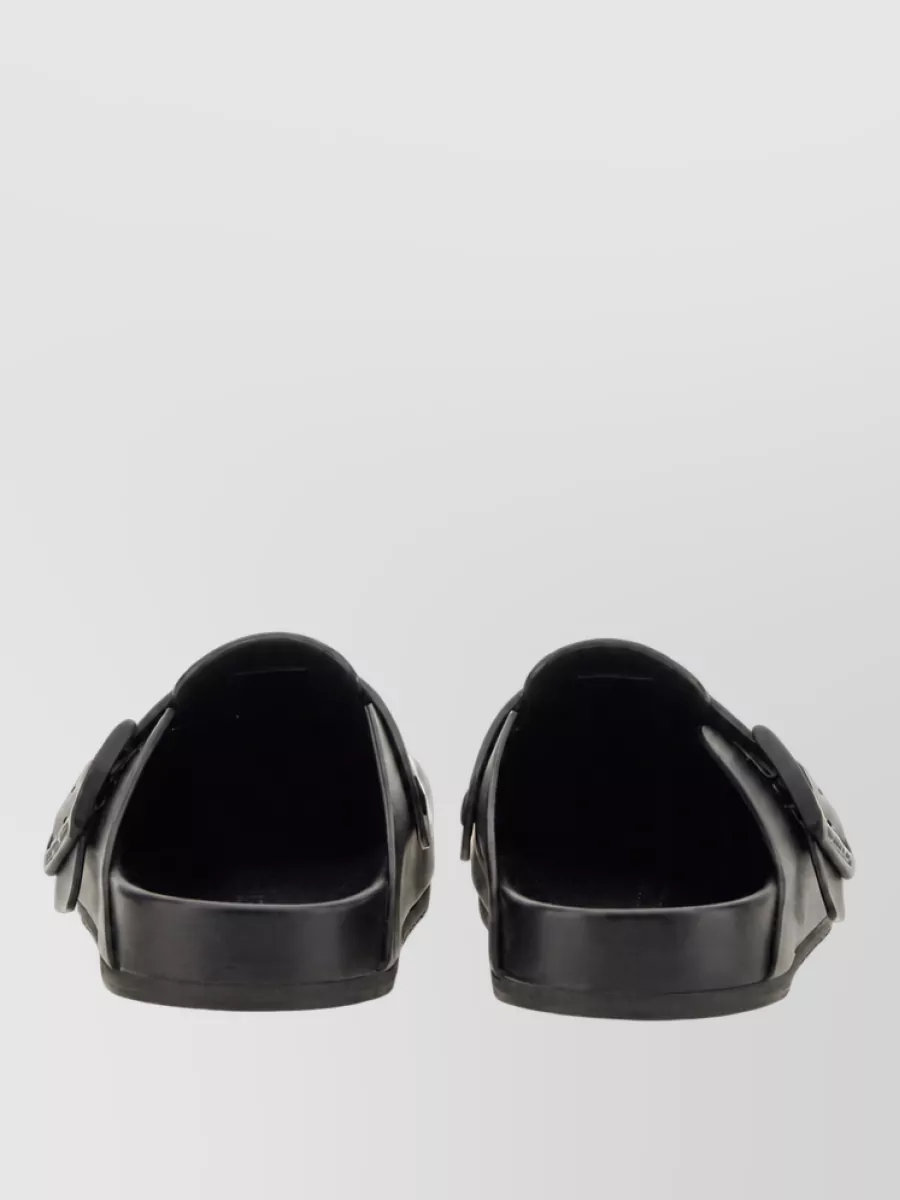 Balenciaga Leather Sunday Mules