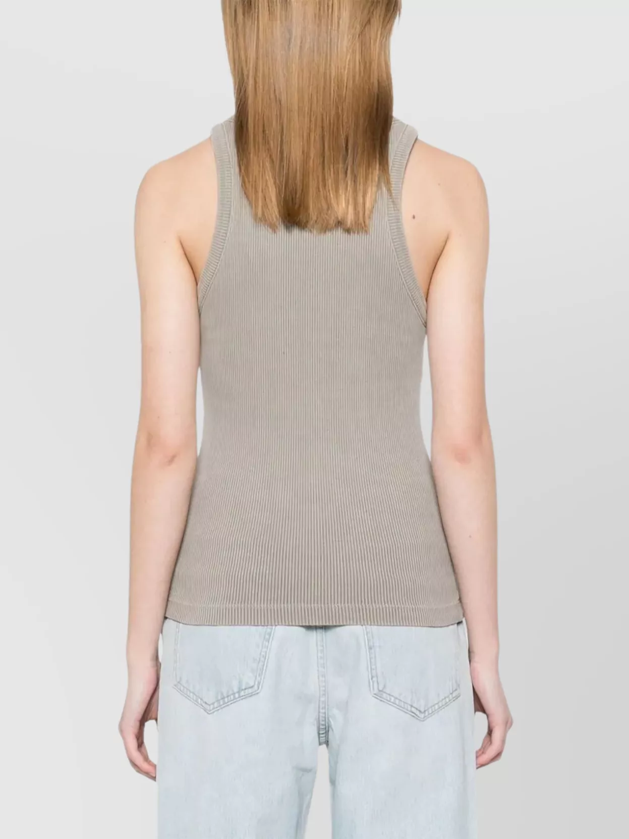 AGOLDE RAYNE TANK RIBBED SLEEVELESS TOP