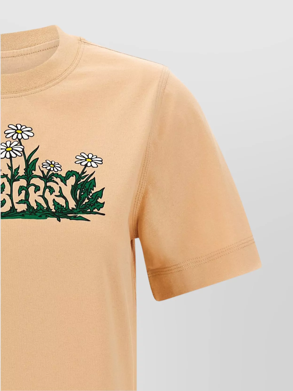 Burberry Graphic Print Crew Neck Short Sleeve Top