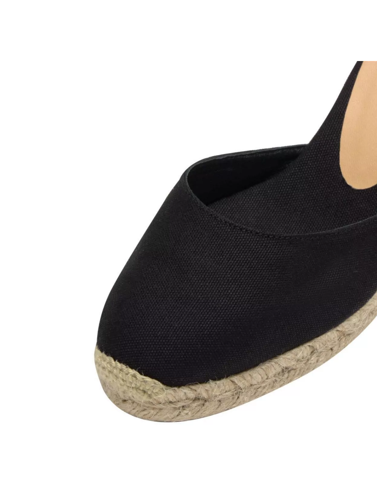 Castaner Canvas Ankle Wrap Wedge Espadrilles