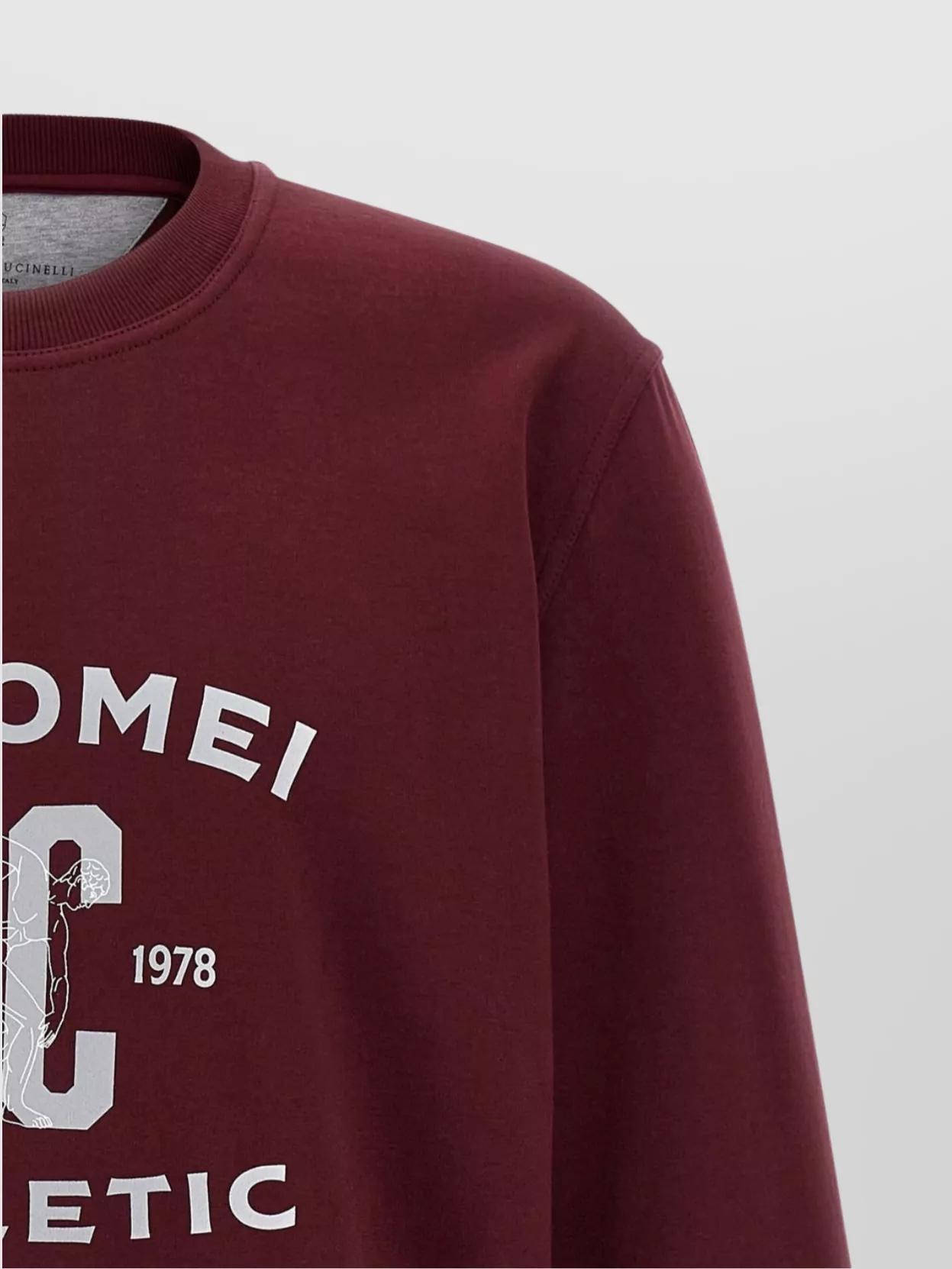 Brunello Cucinelli Cotton Crew Neck Sweatshirt