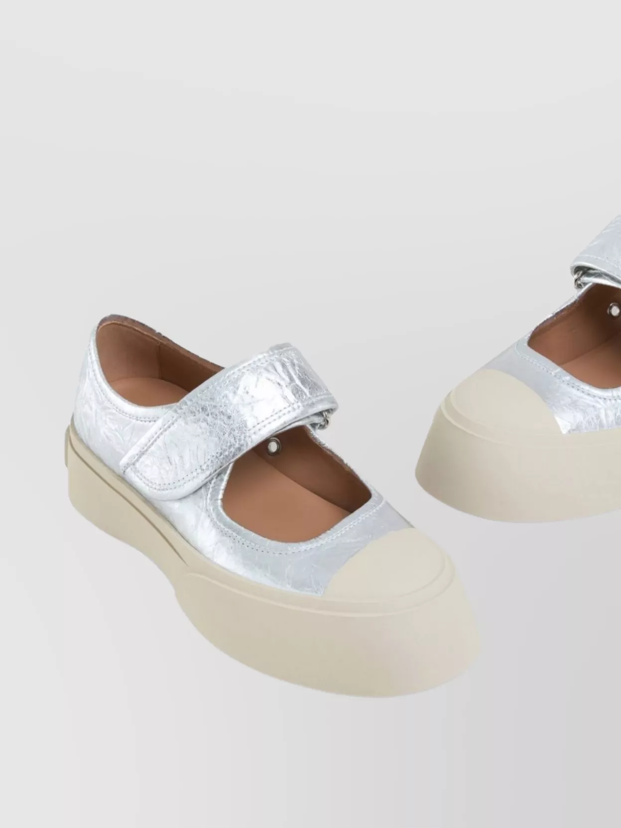 Marni Metallic Platform Ballerina Shoes