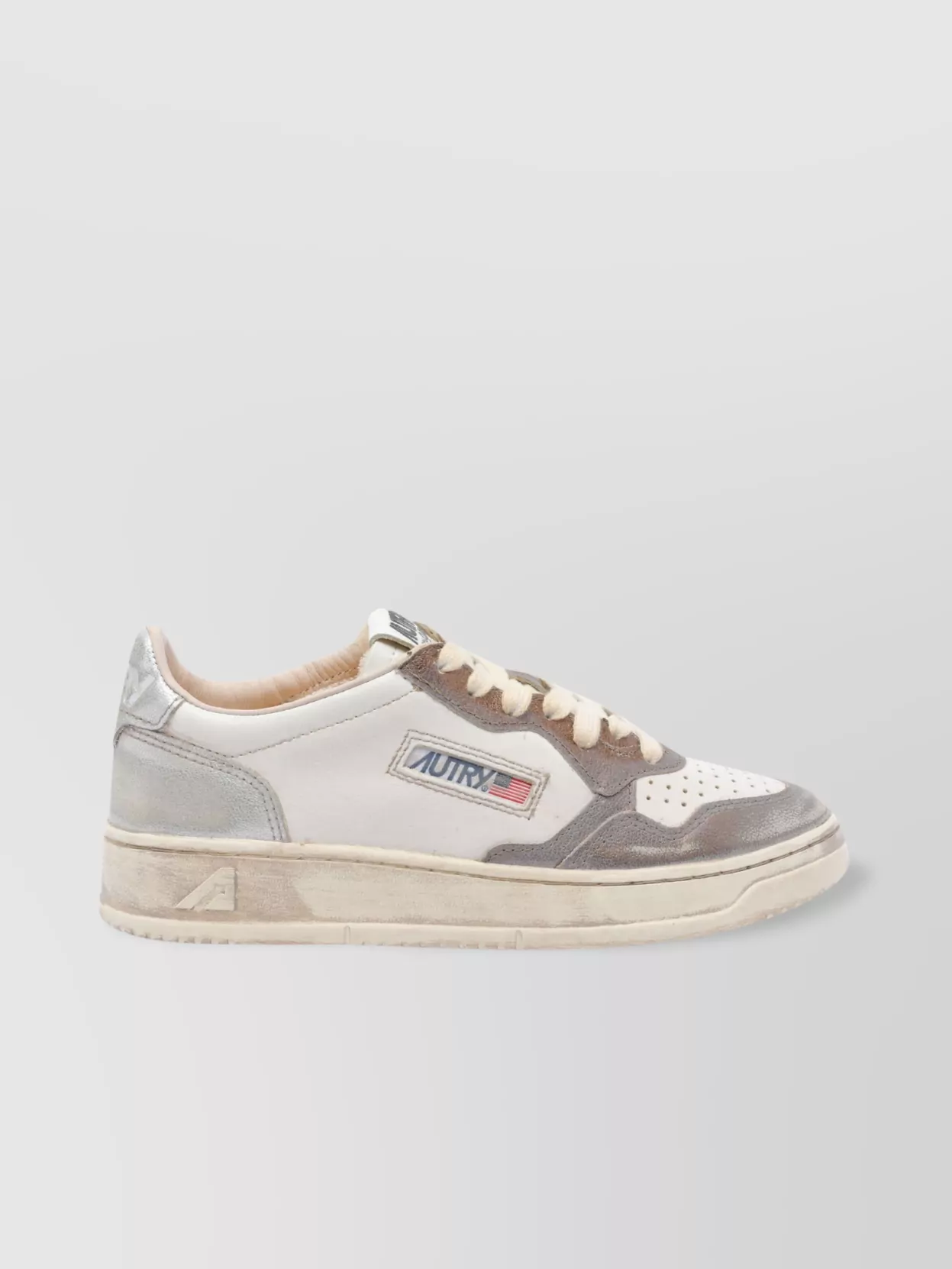 Autry Low Top Sneakers Metallic Accents