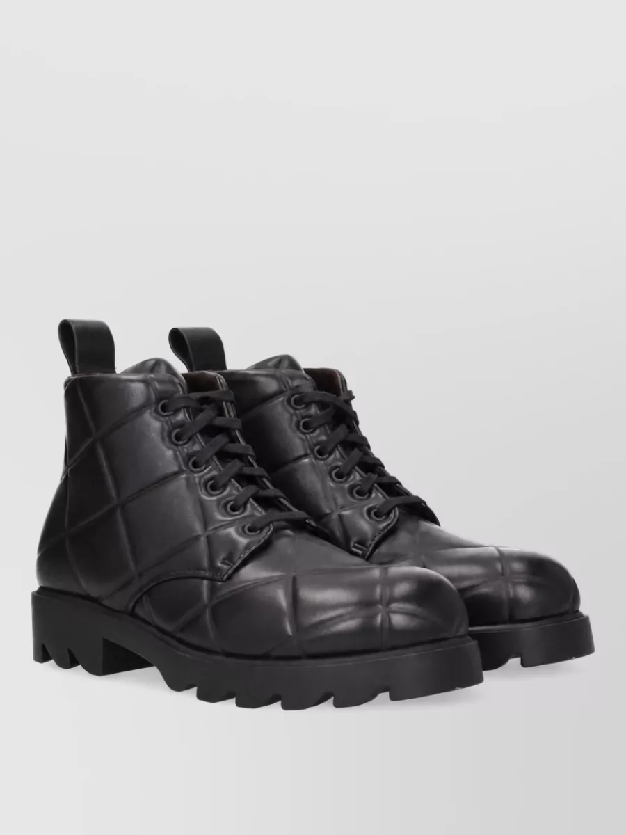 Bottega Veneta leather derby shoes