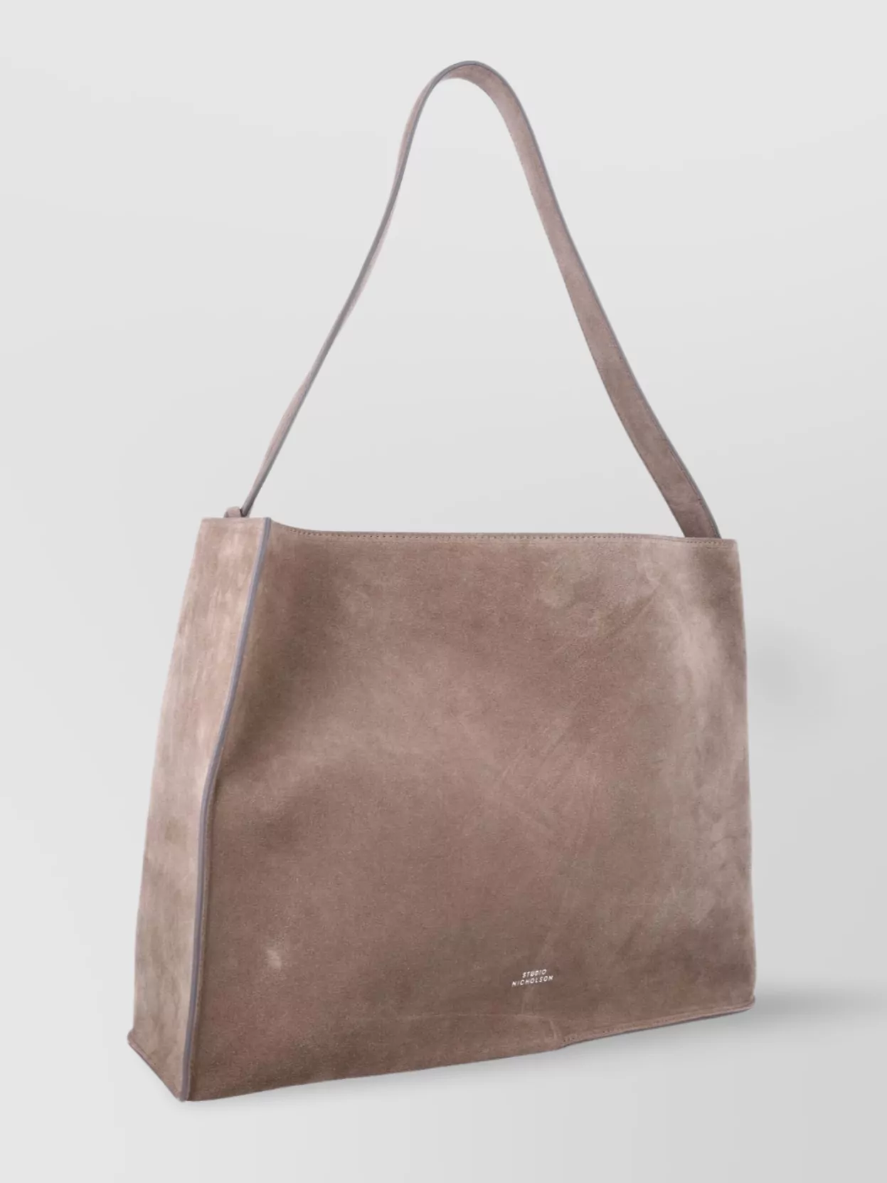 Studio Nicholson The Reflection Suede Tote Bag In Neutrals