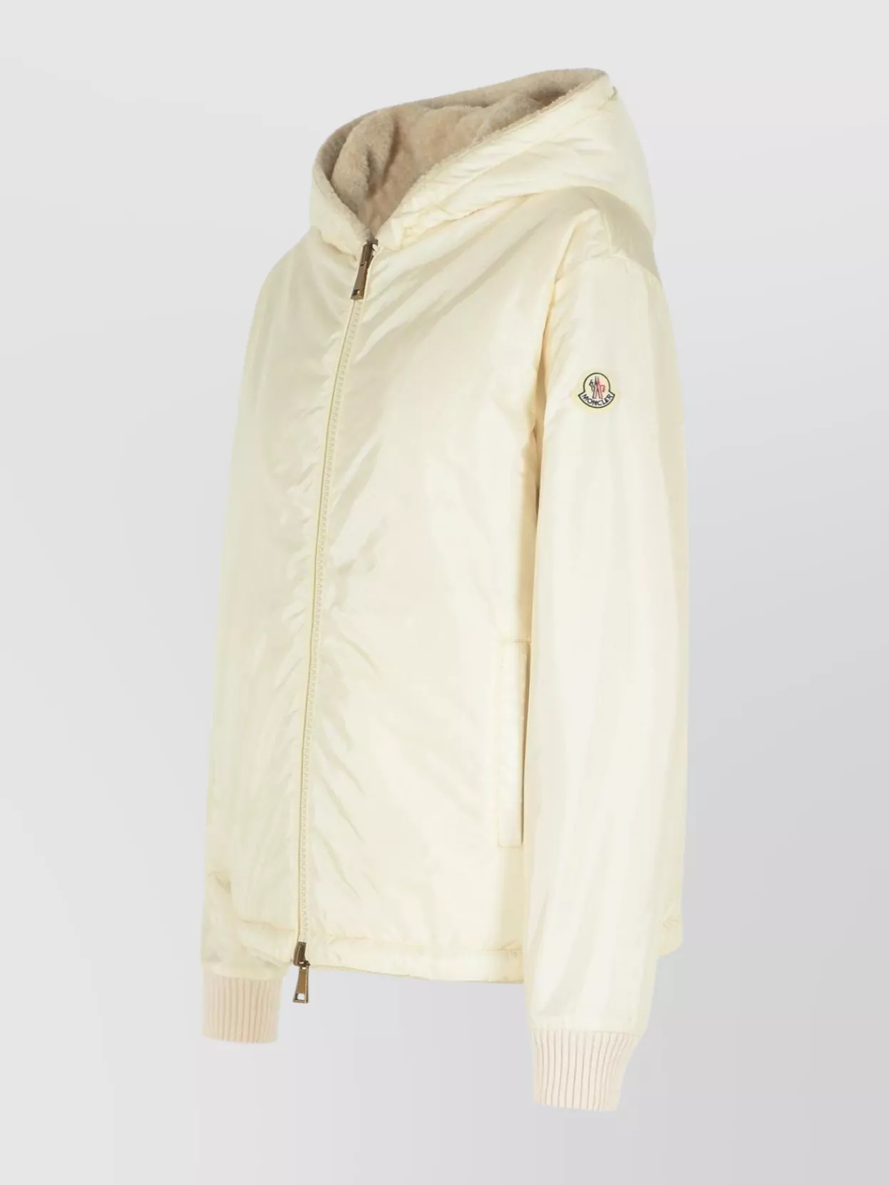 Moncler Reversible Hooded Jacket Cotton Blend