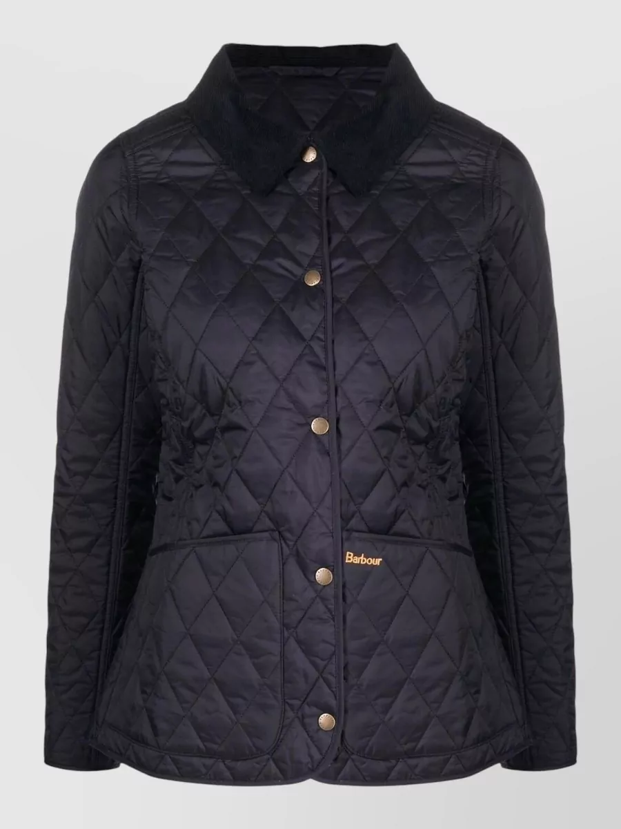 Barbour quilted single-breasted jacket