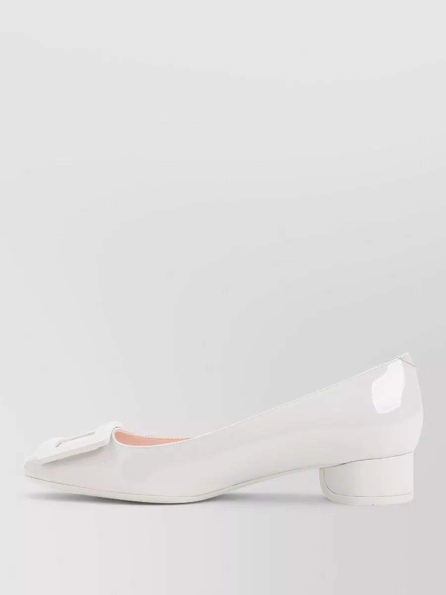 Roger Vivier Roundy Lacquered Pumps Buckle Detail