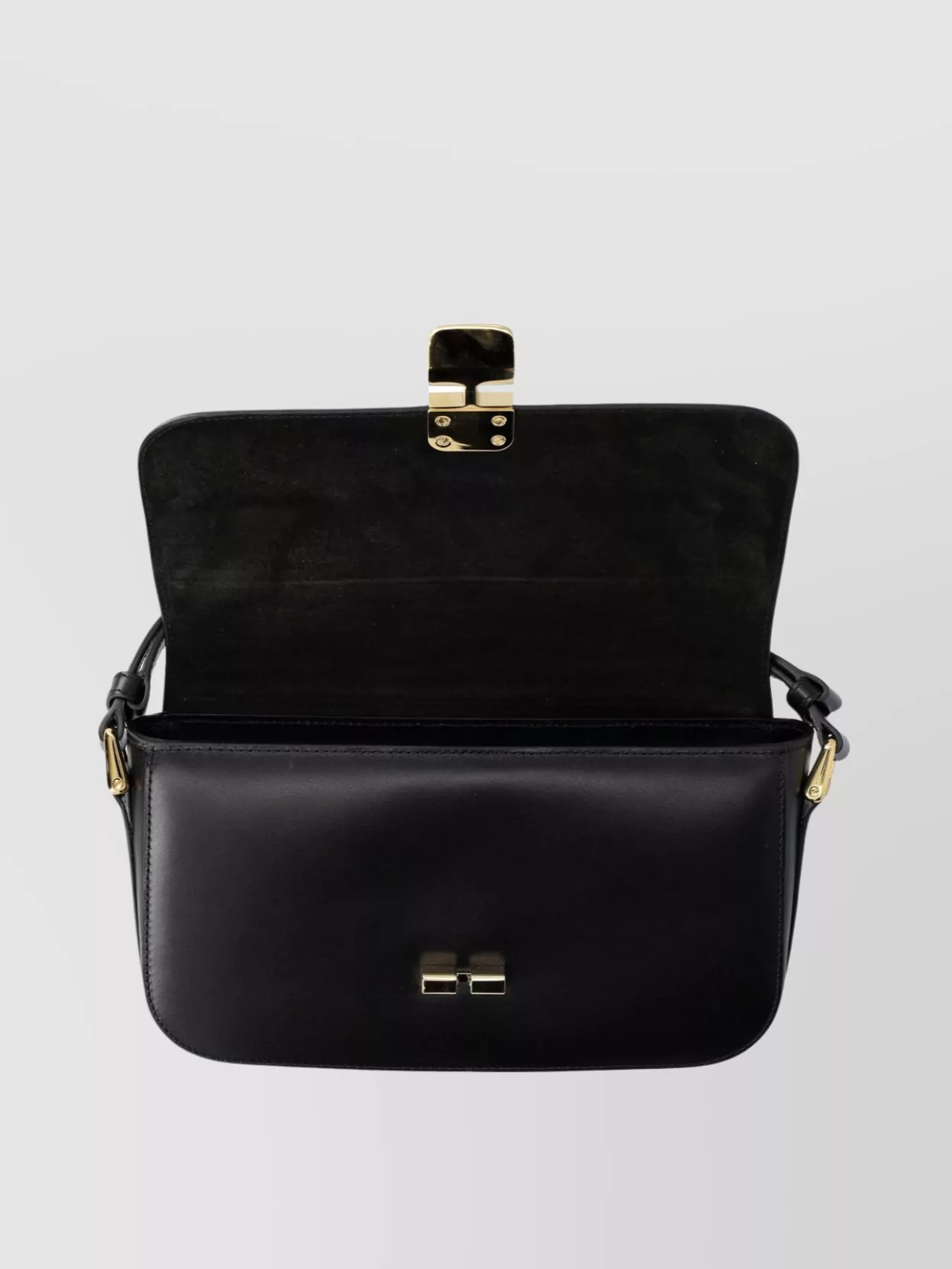 A.p.c. Grace Baguette Leather Shoulder Bag