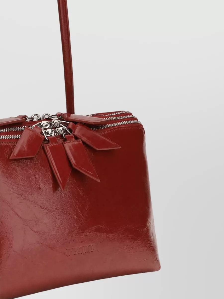The Attico Na Leather Clutch Bag