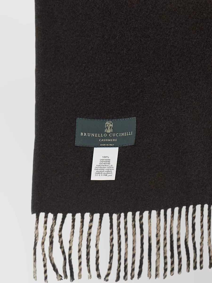 Brunello Cucinelli Cashmere Reversible Hooded Scarf
