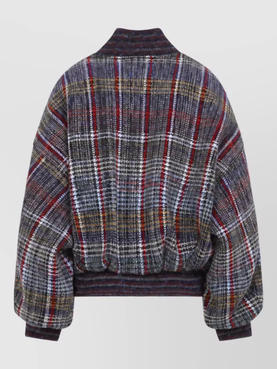Missoni Checked Wool Bomber Jacket