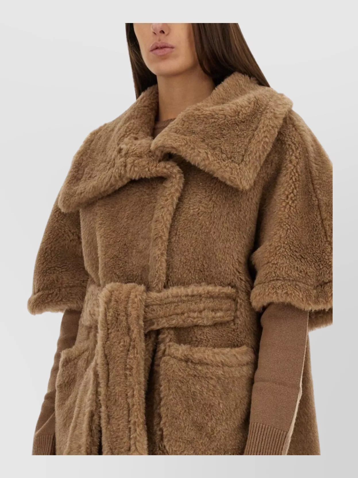 Max Mara Alpaca Cashmere Teddy Coat